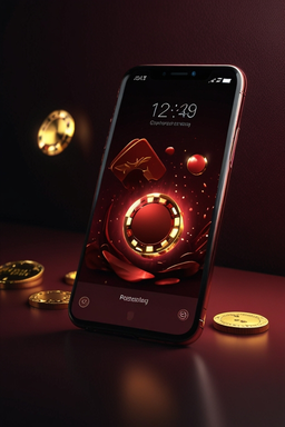 Smartphone with Vibro Bet Casino app