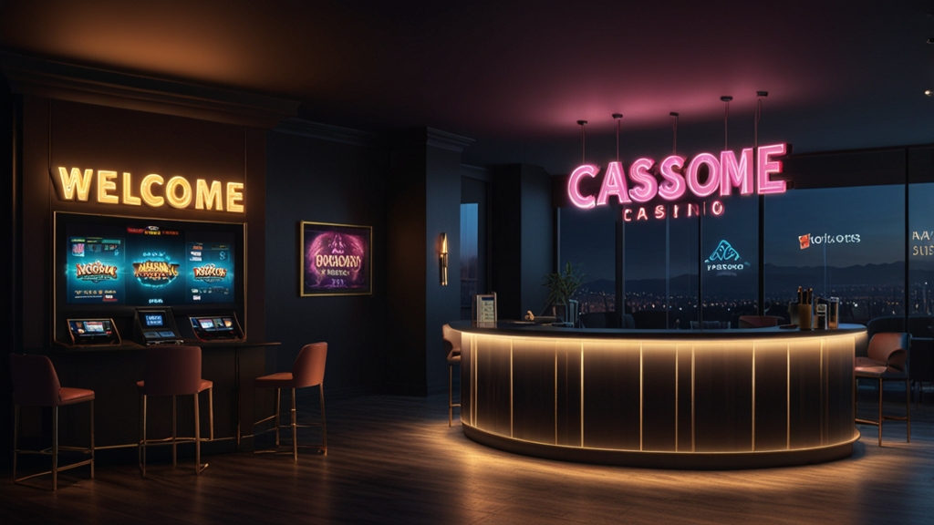 Two casino bonus cards comparing a no deposit reward and a welcome offer